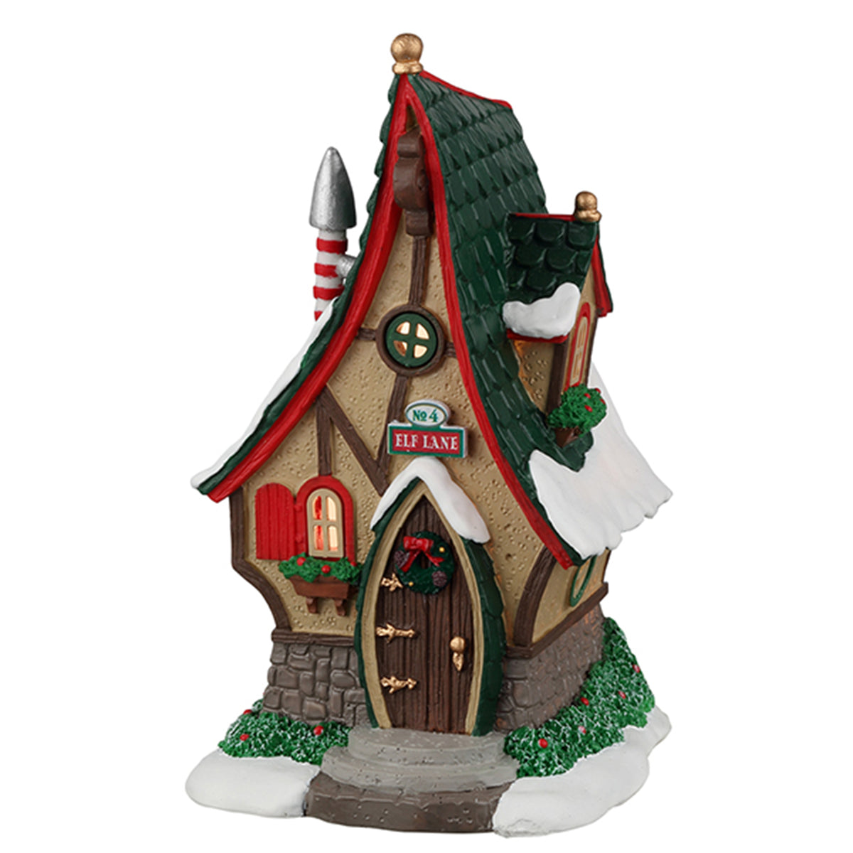 Decorazione Calcio Di Gumdrop Set Da 3 Per Villaggio Di Natale E Pre In Resina Da H 25 Cm Decorazione Calcio Di Gumdrop Set Da 3 Per Villaggio Di Natale E Pre In Resina Da H 25 Cm