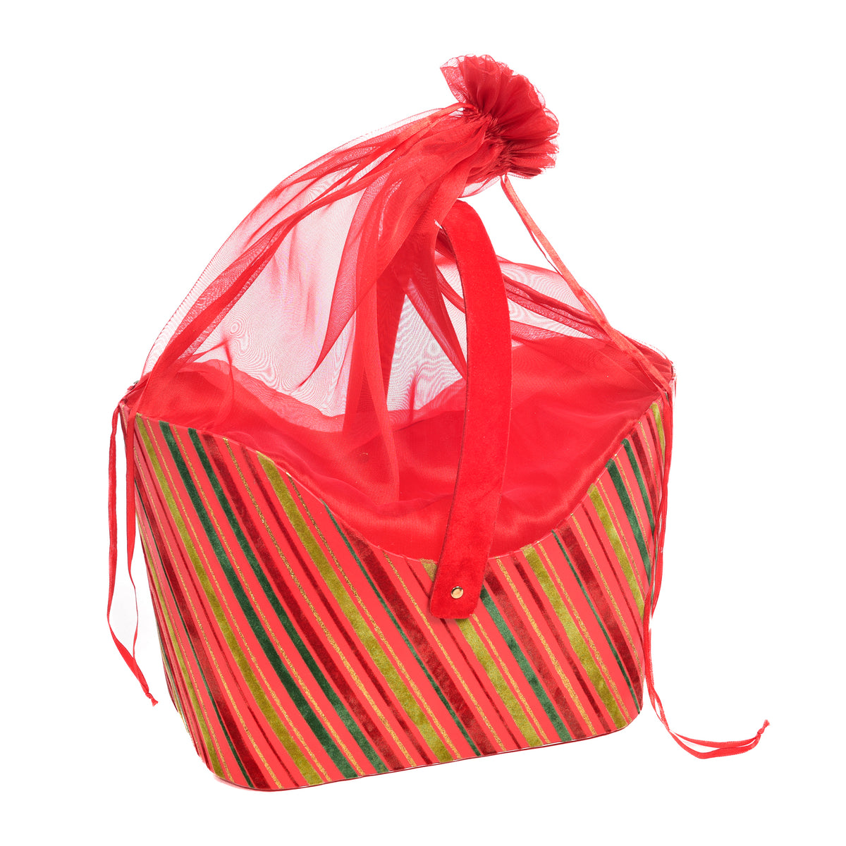 Borsa In Velluto Con Coulisse Per Tarocchi E Rune - 12,7x20,3 Cm - Raissa Metallizzate Con Gemma Acrilica - 6