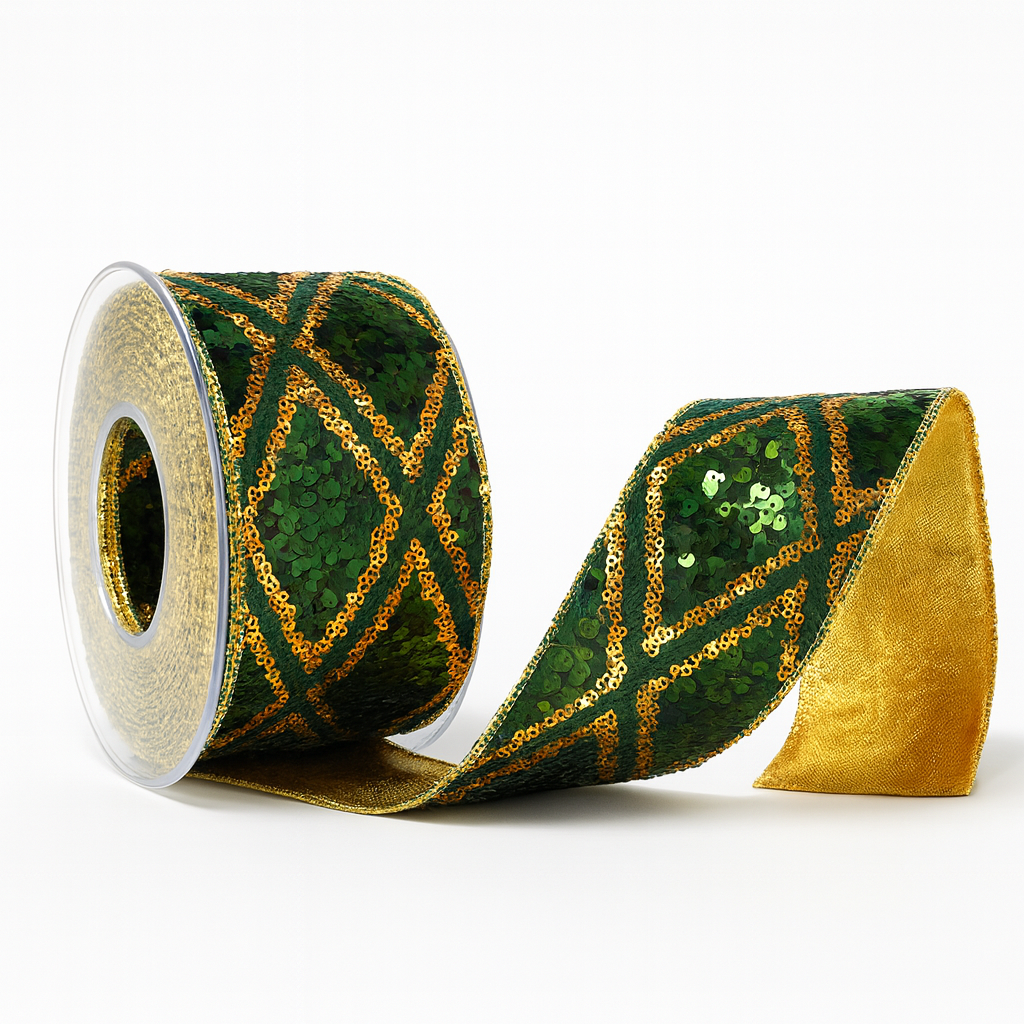 Nastro A Metraggio [Altezza 2,50cm] (Verde) - L'Arte della Nonna