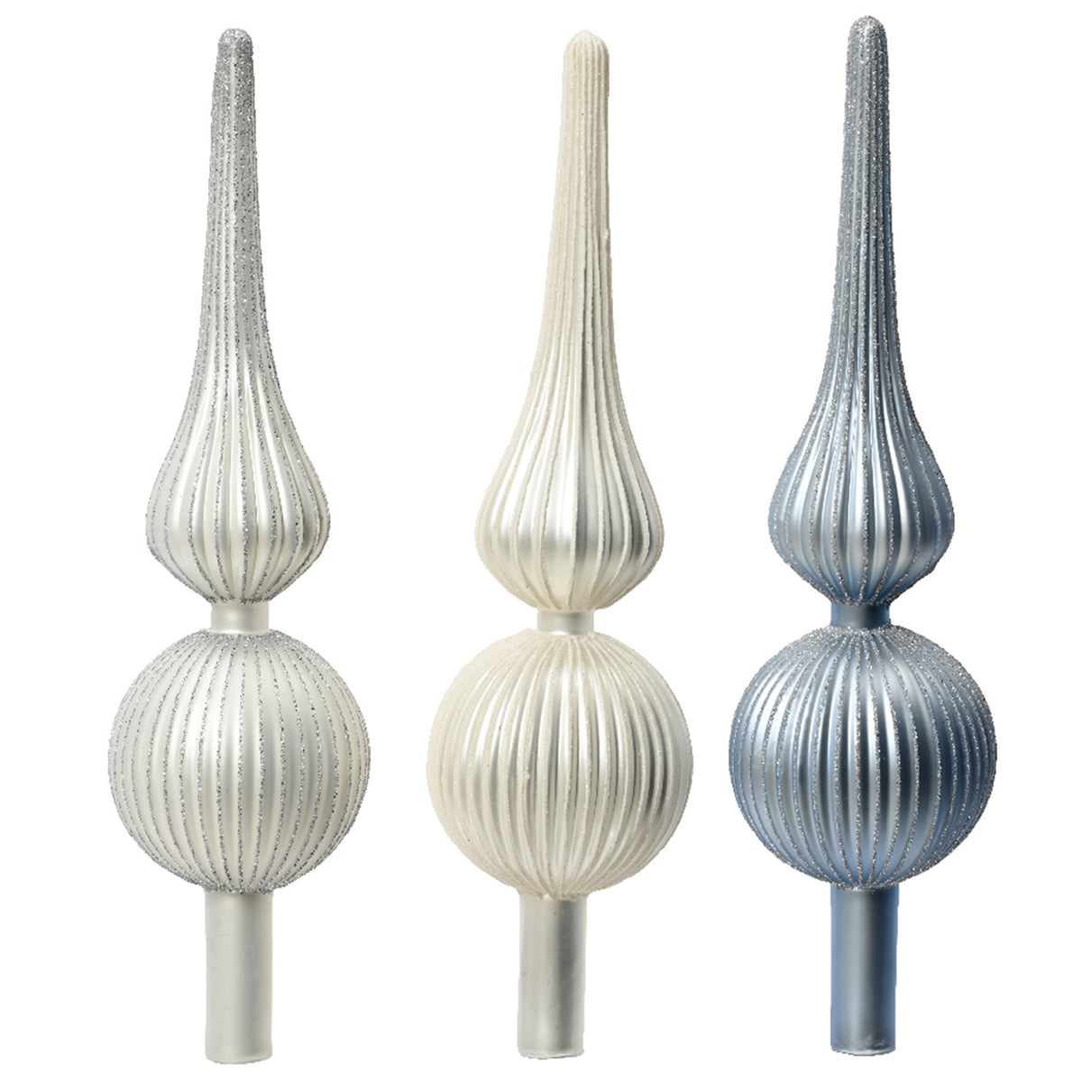 Puntale Albero Di Pasqua Glitterato | Decorazione Primaverile, 22x9 Cm, Per Feste E Casa