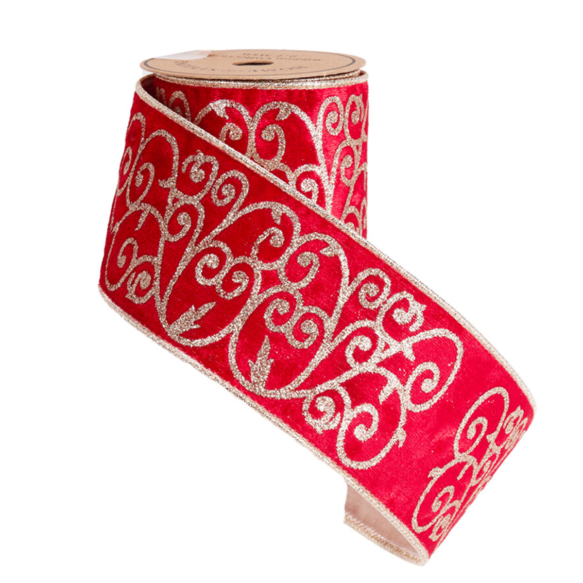 HoHo – Nastro Decorativo Per Torte Di Natale – Lunghezza 90 Cm – Con Filo Bordato