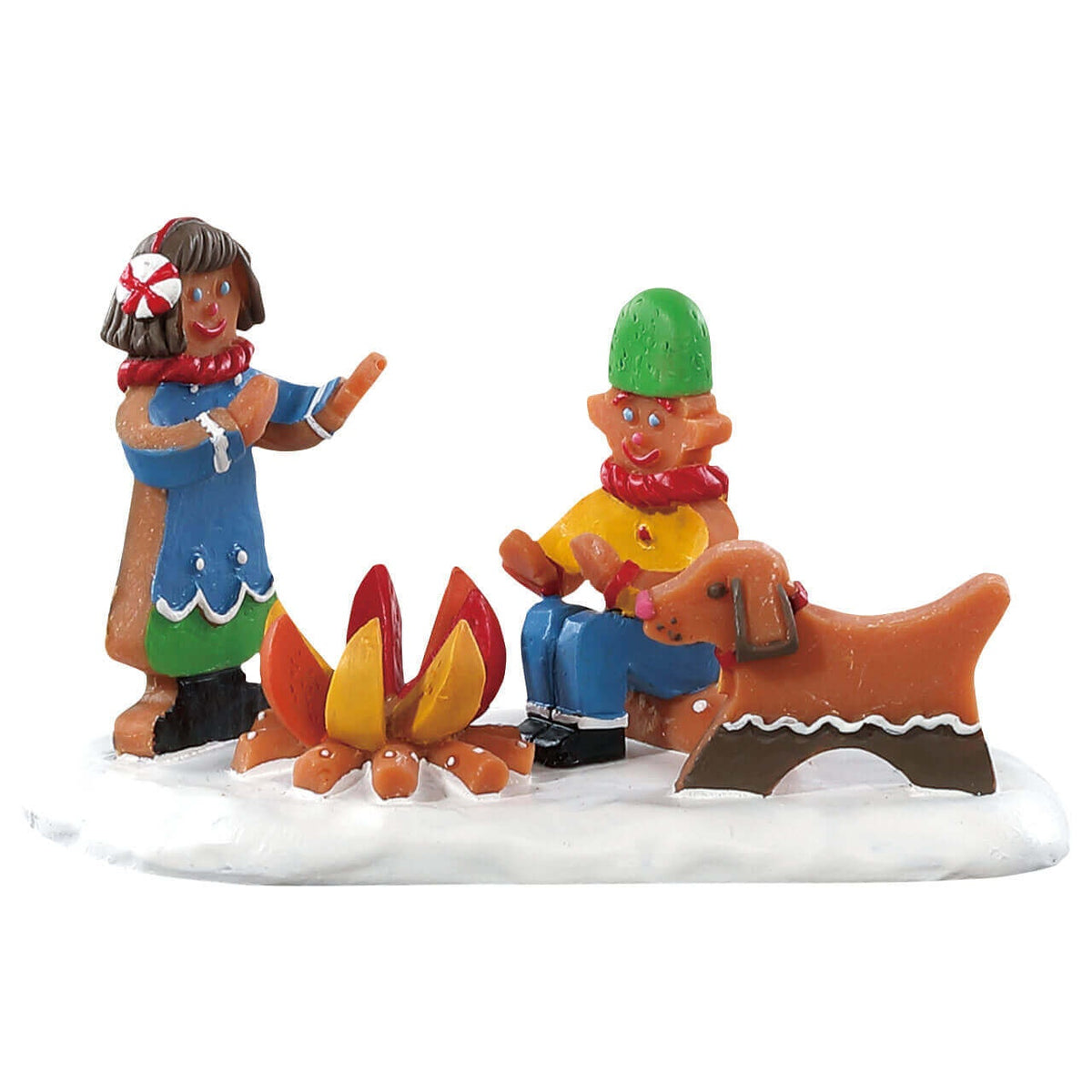 Falò Con Illuminazione Per Presepe 3,5V - Braciere In Legno Artigianale Con Luci - Accessorio Presepe Non Giocattolo - 2