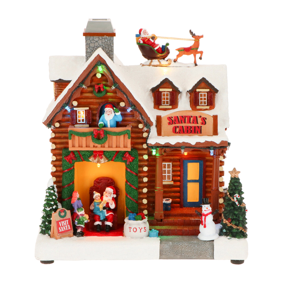 STATUA BABBO NATALE RESINA 12,5 X 9,5 X 25 CM COLORI ASS - Natale STATUA BABBO NATALE RESINA 12,5 X 9,5 X 25 CM COLORI ASS - Natale