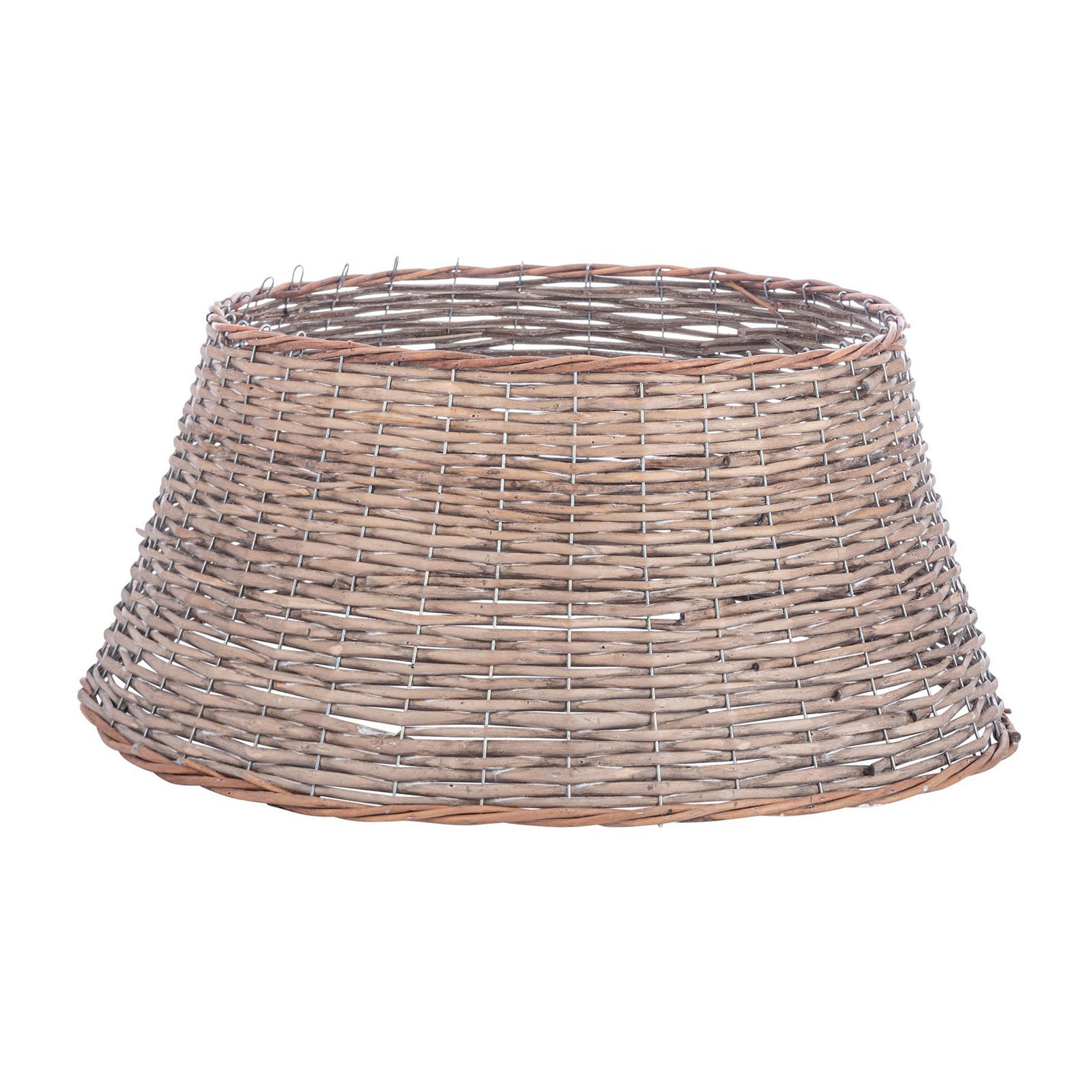 Copri Base Sottoalbero Di Natale Magie Di Natale - Decorativo In Ferro, Colore Naturale, Diametro 57 Cm