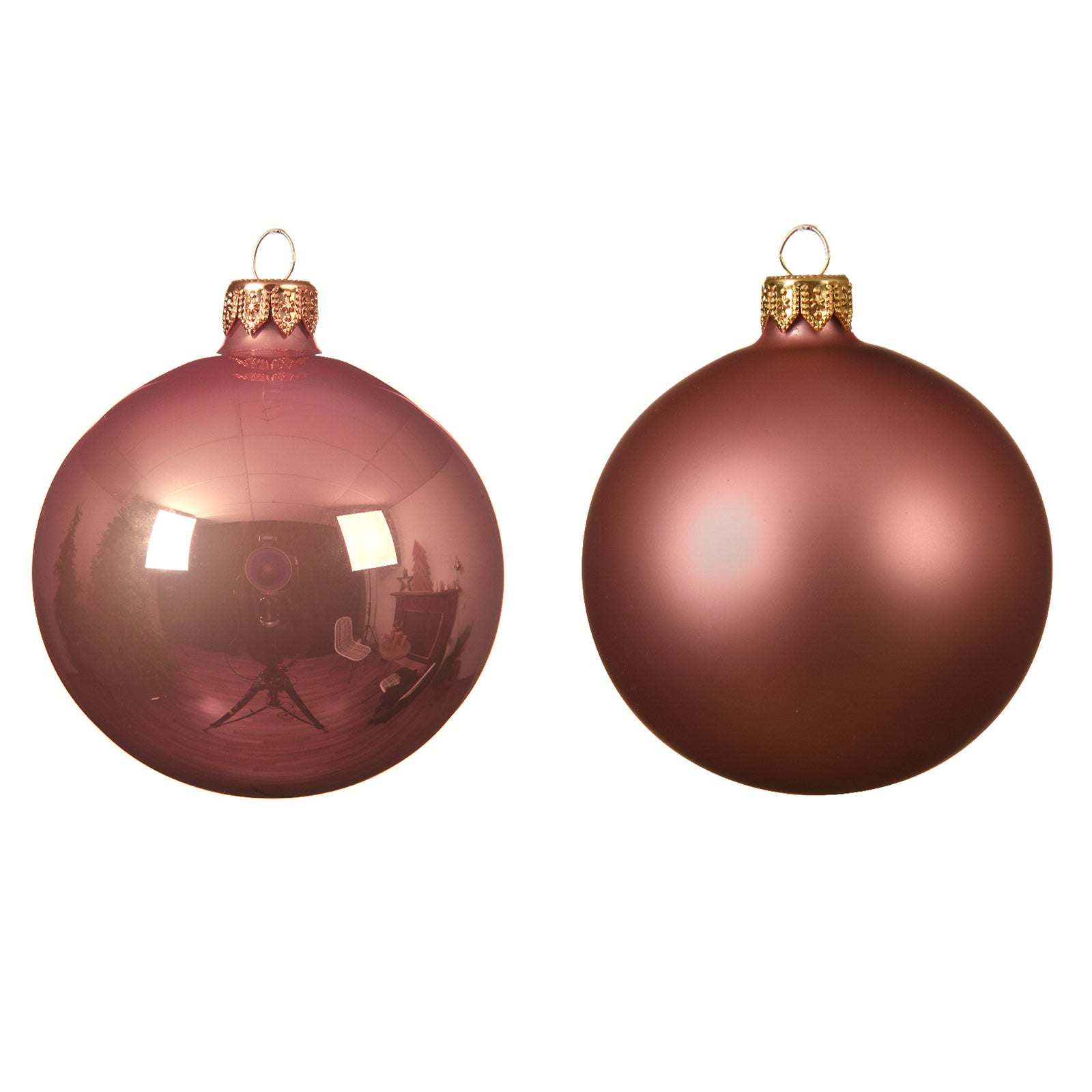 12 Palline Di Natale In Velluto Floccato, 6 Cm, Dipinte A Mano, Con Decorazioni A Perline, Colori Assortiti (rosso, Verde, Cachi, Crema)
