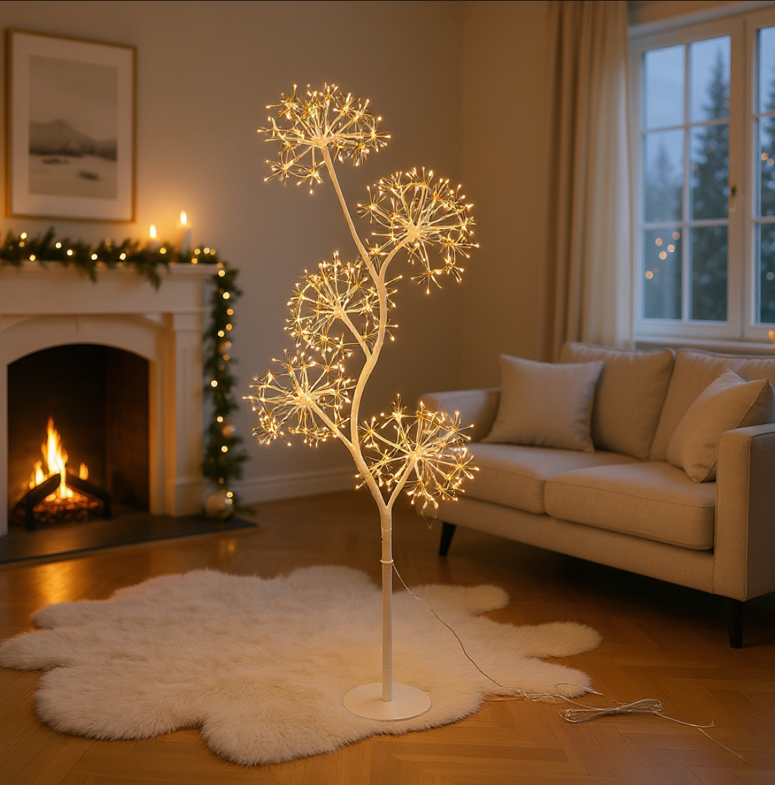 Albero di Natale con luce LED in legno di pino Elwood - SKLUM Albero di Natale con luce LED in legno di pino Elwood - SKLUM