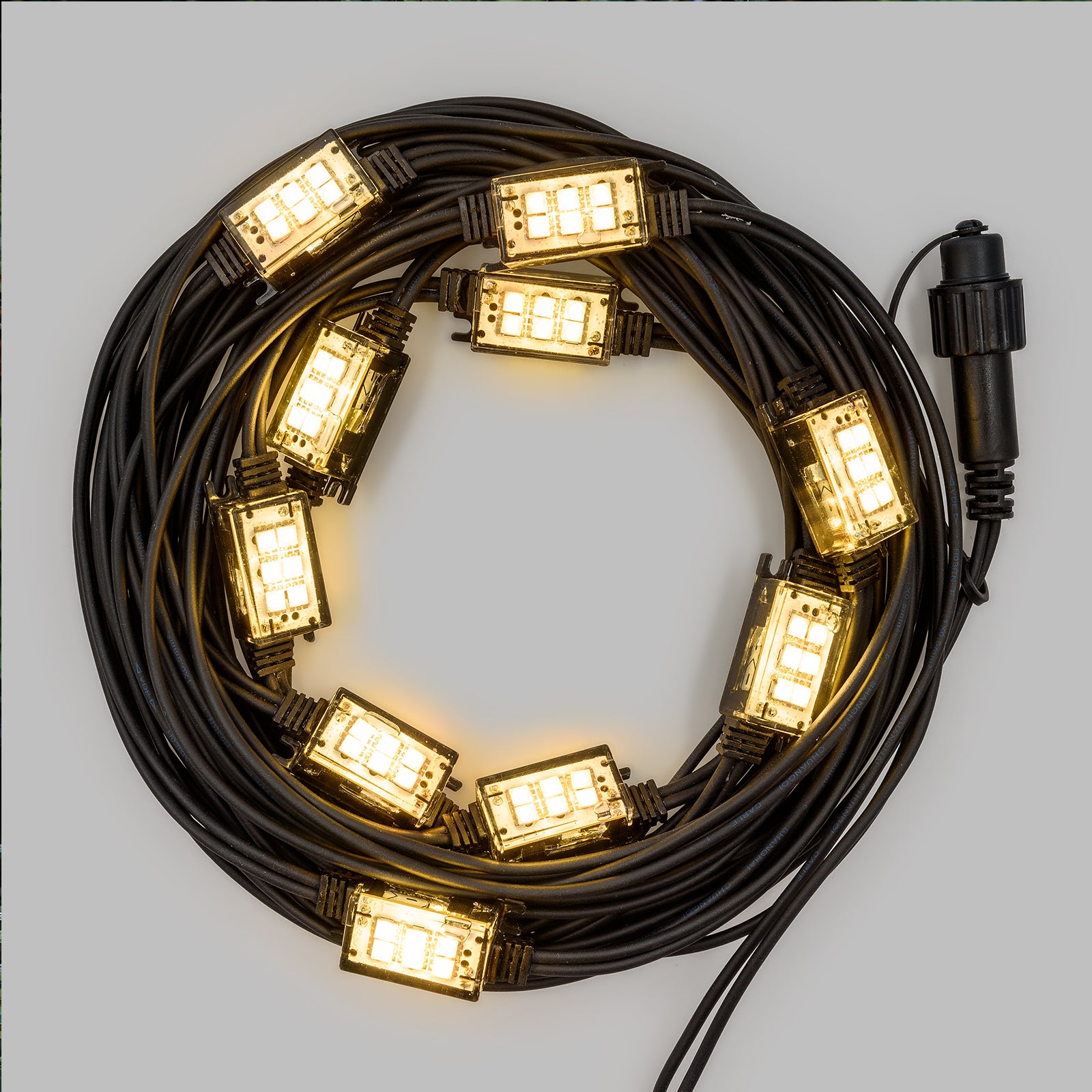 Catena strobo 10 led effetto flash luce Stroboscopica da esterno decor –