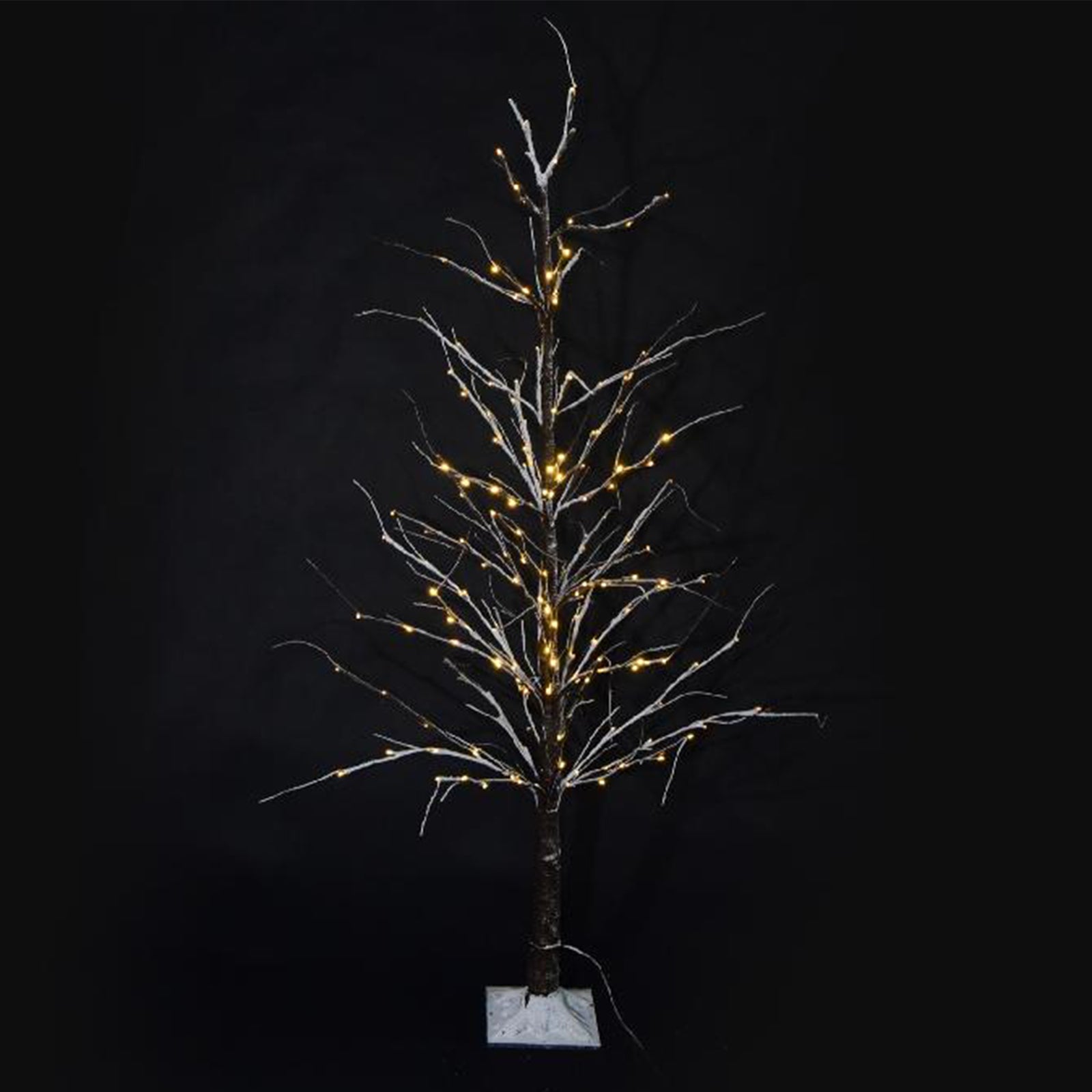 Albero luminoso Faggio con rami a microled luce calda da interno ed  esterno / 180 cm / Nero