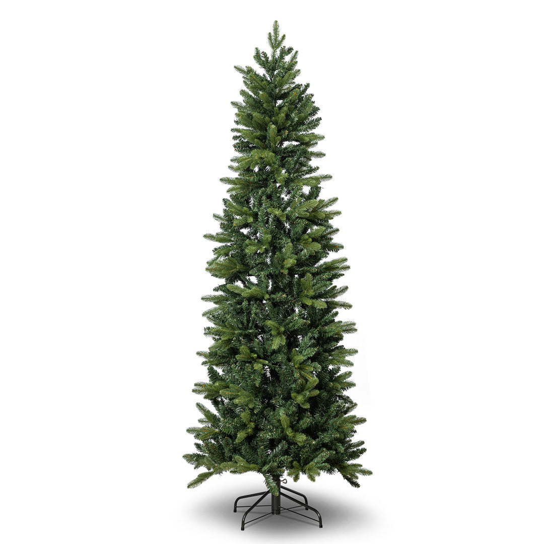 Albero di Natale slim Cernera in PE Effetto Real Touch + PVC di Alti –